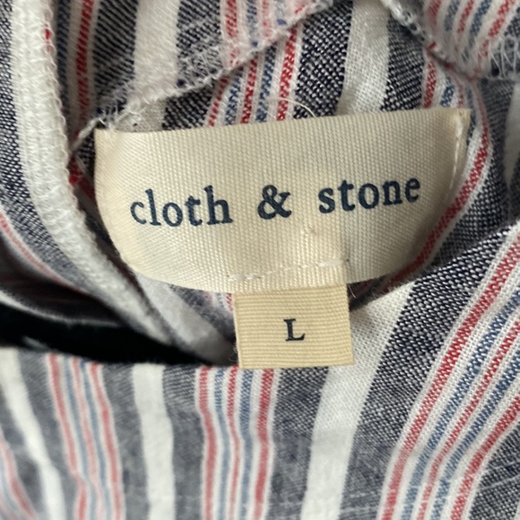 Patterned cropped striped top - Picture 3 of 7